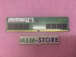 Samsung 32GB 2Rx8 PC5-4800 DIMM DDR5-38400 288-Pin Non-ECC Desktop Memory RAM - Picture 1 of 4