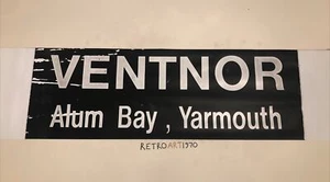 Isle Of Wight Bus Blind 1512 31” GIFT - VENTNOR ALUM BAY YARMOUTH - Picture 1 of 12
