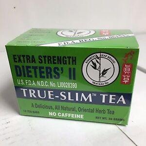 Bamboo Leaf Extra Strength Dieters' II True-Slim Tea - strong detox 真草瘦身纖體茶 加強配方