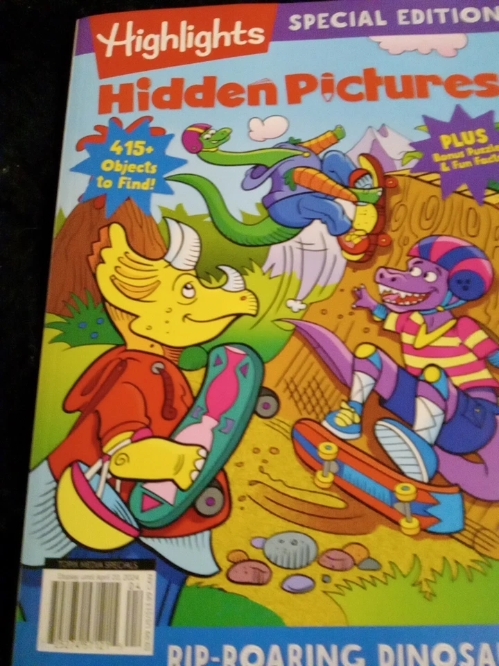 Highlights Hidden Pictures RIP-Roaring Dinosaur Fun