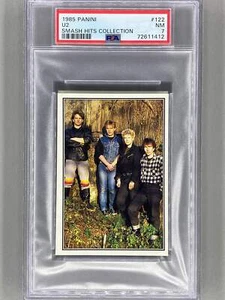 1985 Panini #122 U2 The Smash Hits Collection PSA 7 - Pop 12 (Music) - Picture 1 of 2