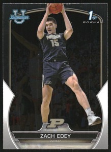2022-23 Bowman Chrome University #79 Zach Edey