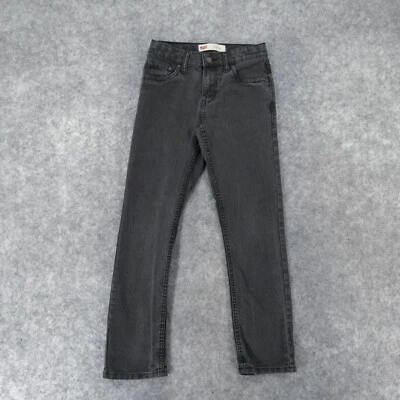 Levi's 511 Jeans Youth 12 Reg 26x26 Slim Straight Gray Med Wash Adjustable Waist - Image 1 of 4