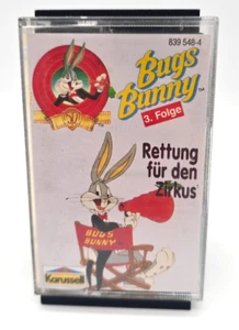 MC: Bugs Bunny - Folge 3: Rettung für den Zirkus; Hörspielkassette Karussell - Bild 1 von 2