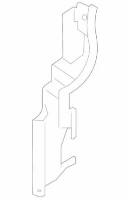 Deflector de aire de soporte de radiador genuino Ford LK4Z-8311-A Foto 1 de 2