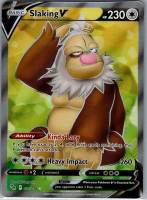 Slaking V 077/078 Pokemon GO - Pokemon Card - NM - Image 1 of 2