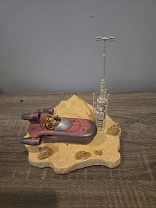 STAR WARS "LUKE'S LANDSPEEDER" GALACTIC VILLAGE COLLECTION HAWTHORNE RARE - Afbeelding 1 van 6
