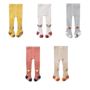 Children Kids Baby Pantyhose Girls Tights Cartoon Pants Cotton Stockings 1- 9T - Picture 1 of 15