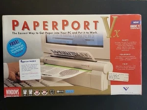 Escáner Visioneer Paperport Vx PR-33001-W De colección Sin Usar Nuevo de Lote Antiguo Windows NUEVO SELLADO - Imagen 1 de 9