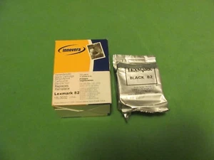 Lot of 2 Lexmark 82 Black Ink Cartridges - - Picture 1 of 4