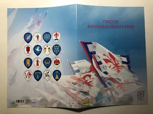 2018 Folder Filatelico Poste Italiane Bandierai degli Uffizi Firenze - Picture 1 of 2