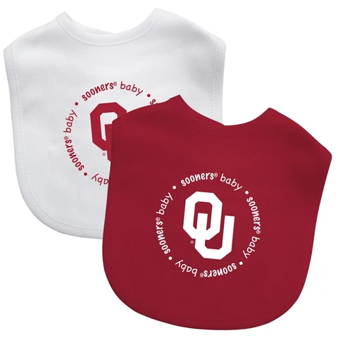 Oklahoma Sooners Baby Bibs 2-Pack Cover