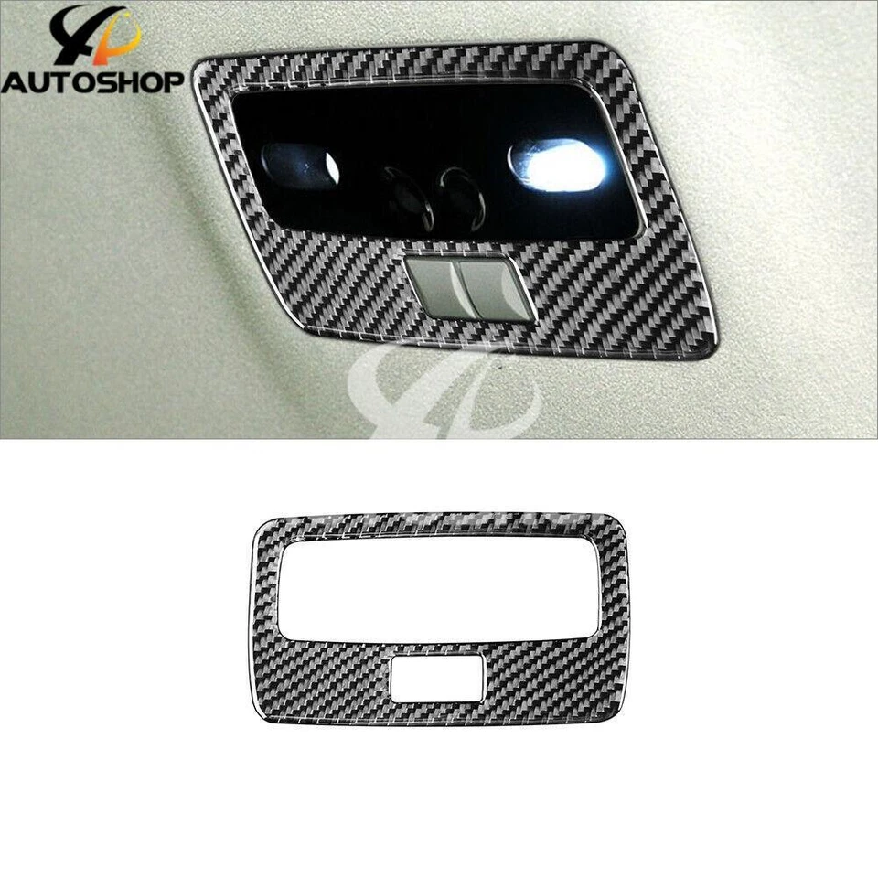 Cubierta de panel de luz de lectura trasera interior de fibra de carbono para Lexus GS 2006-2011 Foto 1 de 4