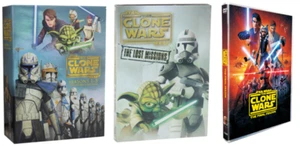 Star Wars Clone Wars Complete Series Seasons 1-7 DVD Brand New & Sealed - Imagen 1 de 1