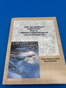 Early Landowners of Pennsylvania. Atlas of Township Warrantee Maps of Lancaster - Picture 1 of 5