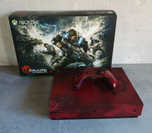 Boxed Gears of War 4 Microsoft Xbox One S 2TB Limited Edition Konsole Rot - Bild 1 von 8