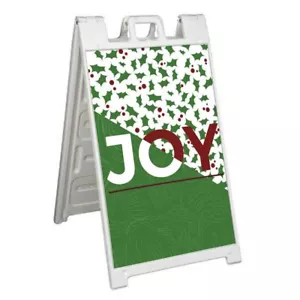 Joy Signicade 24x36 Aframe Bürgersteig Schild Banner Aufkleber FROHE FEIERTAGE - Bild 1 von 9