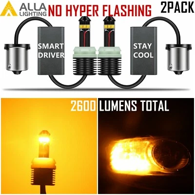Alla Lighting 1156 1159 Plug and Play Turn Signal Light Bulb,No Resistors Needed - Image 1 of 4
