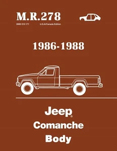 1986 - 1988 Jeep Comanche Body Shop Manual - Picture 1 of 3