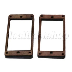 2pcs 9.2cm Rosewood Humbucker Pickup Mounting Ring for Electric Guitar - Picture 1 of 3