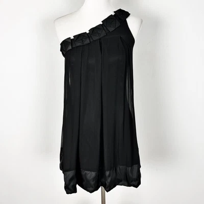 Mini Vestido Y2K Bebe Un Hombro Seda Fluido Caprichoso Hada Oscura Talla 2 Para Mujer Foto 1 de 4