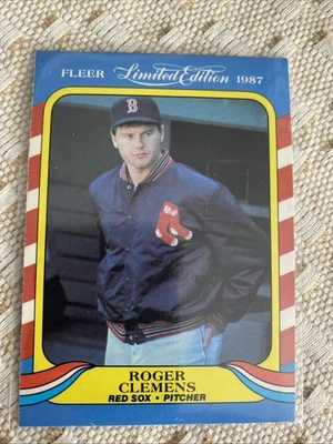 1987 Fleer Limited Edition Baseball Superstars - Roger Clemens #9 - Image 1 of 4