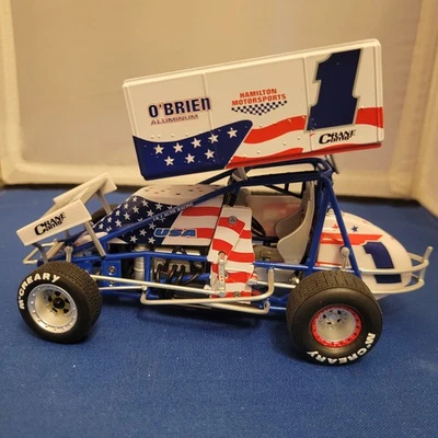 Fred Rahmer 1 25 Diecast Stars And Stripes GMP Sprint Car.1/24 Never Displayed - Image 1 of 4