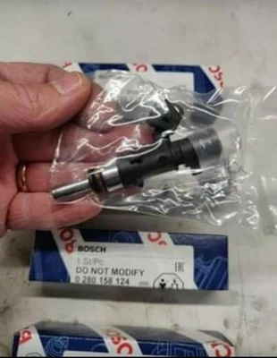 4 iniettori Bosch Ev14 codice 0280158124 da 390cc. Abarth -Fiat-Alfa-Lancia- SS - Bild 1 von 2