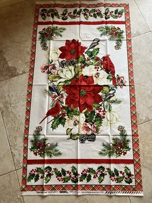 Kit de tela para colgar en la pared corredor mesa vacaciones invierno Navidad cardinal Foto 1 de 3