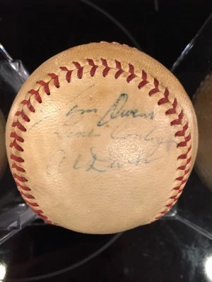 1960 PHIL PHILLIES GAME BALL With 5 Signatures: Gene Conley, etc PSA/DNA LOA - Image 1 of 4