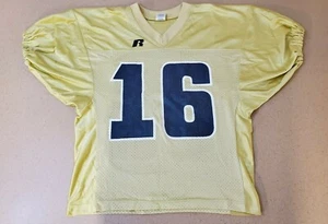 Russell Brand Carver Middle School Fußball Trikot gebraucht Jungen gold dunkelblau - Bild 1 von 2