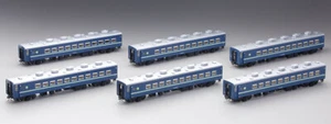 Tomix HO-9074 Suro 81 Series Ozashiki Passenger car (Green belt) Set (6 cars) HO - Picture 1 of 5