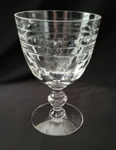 JUEGO DE 4 COPAS DE AGUA CLARA TIFFIN FRANCISCAN LIEJA AÑOS 50 DE COLECCIÓN 5 5/8" - Imagen 1 de 3