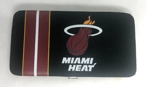 Miami Heat Wallet Folding Purse Shell Mesh ID Display Cash Card NBA - Picture 1 of 4