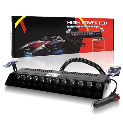 LED Rundumleuchte Auto Blitzlicht Frontblitzer Warnleuchte Dash Strobe Notfall - Bild 1 von 4