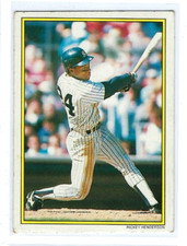 1989 Topps All-Star Insert #35 - RICKEY HENDERSON - HOF - New York Yankees