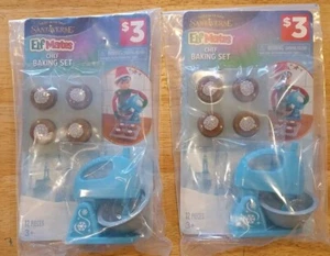 Lot Of 2 - Elf Mate Chef Baking Set Compatible With Elf On The Shelf Santaverse - Picture 1 of 2