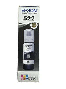 EPSON 522 EcoTank Ink Ultra-high Capacity Bottle Black - Picture 1 of 3