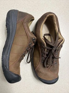 keen presidio Womens Size 7 Brown Leather Shoes - Picture 1 of 4