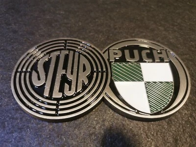 🔥🔥 **XXL Austro STEYR PUCH HAFLINGER Front Emblem Austria ** 🔥🔥 - Imagen 1 de 4