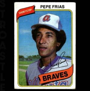 1980 Topps - Pepe Frias #87 Atlanta Braves ⚾ Baseballkarte - Bild 1 von 3