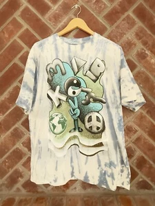 Market Chinatown Market T Shirt Tie Dye Mens Size Large Graphic Peace Earth - Picture 1 of 7