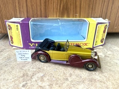 MATCHBOX LESNEY YESTERYEAR Y11-3 LAGONDA ISSUE 5 *NMIB* - Image 1 of 3