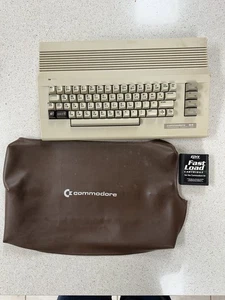 Oryginalna klawiatura Vintage Commodore 64 z wkładem Fast Load i osłoną przeciwpyłową - Zdjęcie 1 z 7