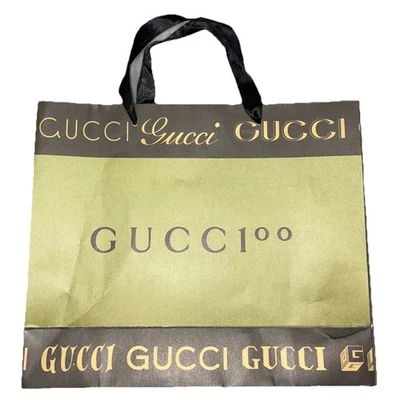 Gucci 100 Year Anniversary Gift Bag 2021 Shopping Bag 13.5" X 10” X 5.5” - Image 1 of 4