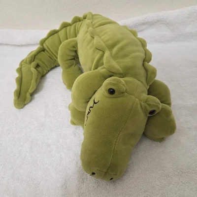 Retired Jellycat London Lime Green Zigzag Croc Wriggly Soft Toy Plush Rare HTF - Image 1 of 4