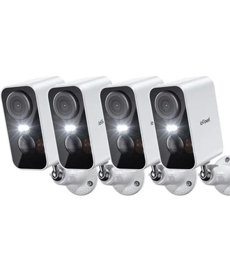 2K Telecamera WiFi Interno/Esterno Batteria Senza Fili Visione Notturna a Colori - Immagine 1 di 4