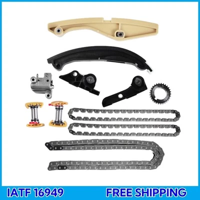 Engine Timing Chain Kit FOR 11-16 Lincoln MKS 11-19 Ford Mustang F-150 Taurus Foto 1 de 4