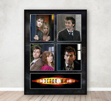 Doctor Who David Tennant Collage Poster Bedroom Wall Art Home Decor A4 Framed