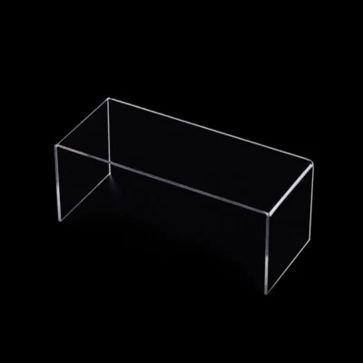 3 PCS Acrylic Display Clear Risers Shoe Rack for Storage U Shaped Stand
